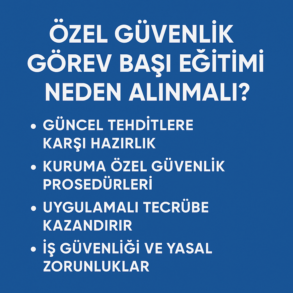 Görev Başı Eğitimi Neden Alınmalı?
